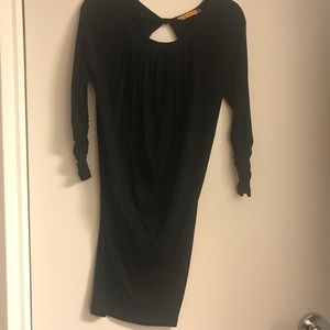 Alice & Olivia Black Long Sleeve Dress Sz XS